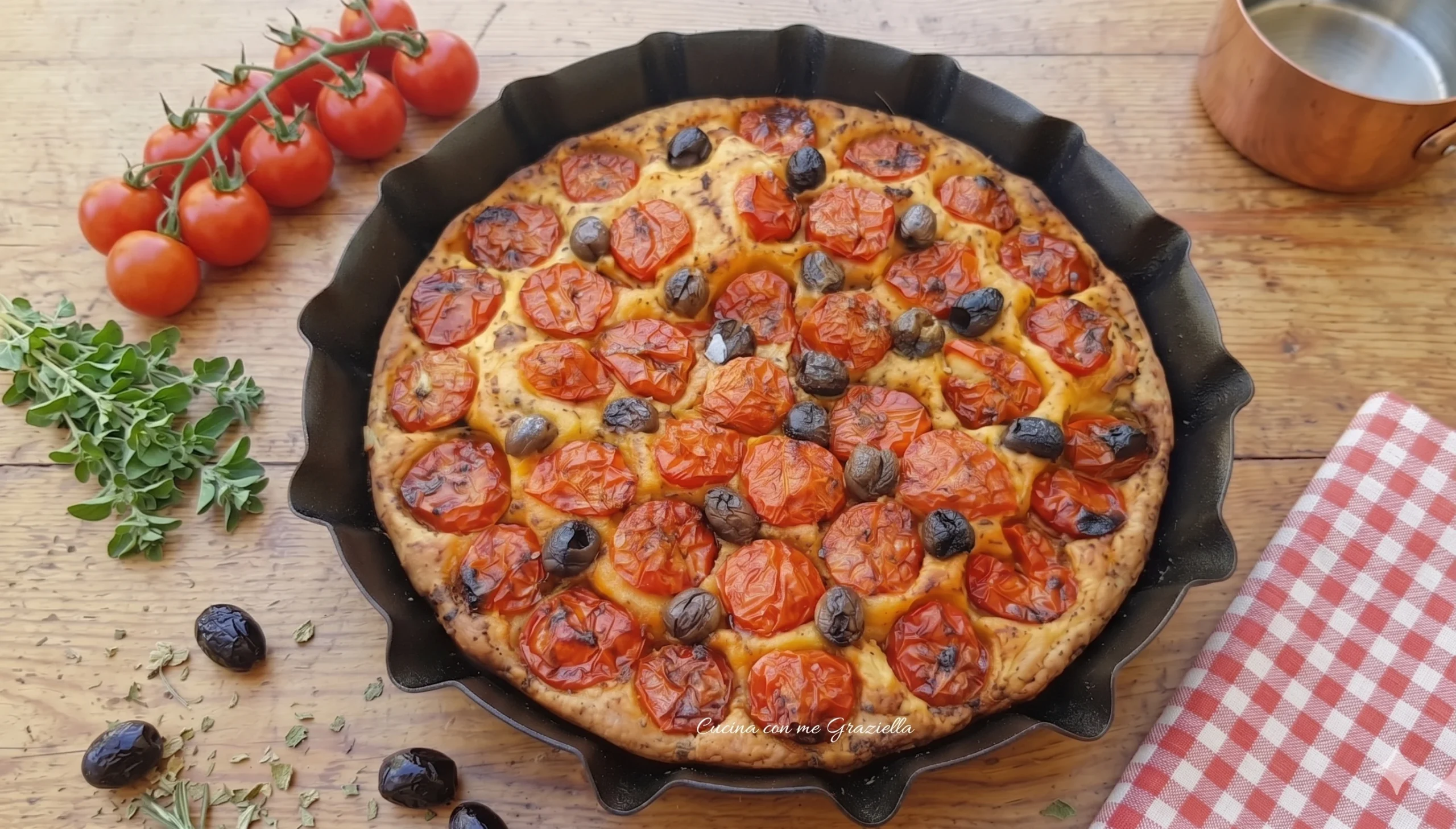 Focaccia barese con semola