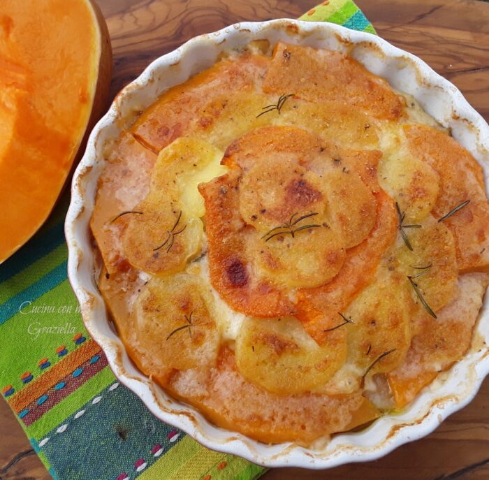 Parmigiana di zucca e patate