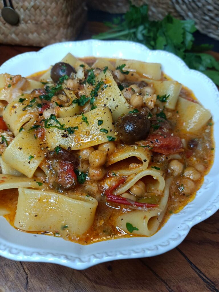  pasta con baccalà e ceci