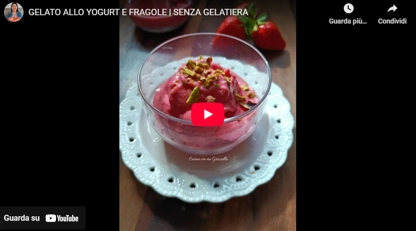 gelato yogurt e fragola YT