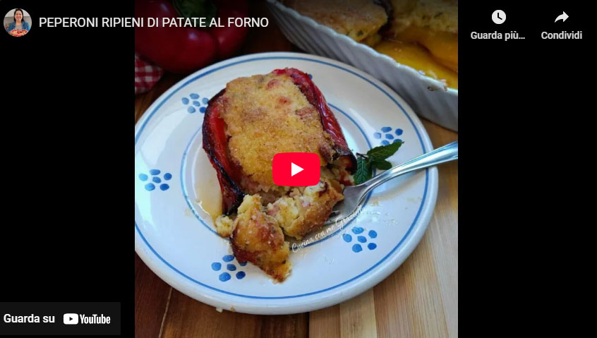 Peperoni ripieni di patate al forno YT