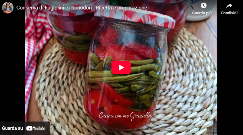 conserva fagiolini pomodori YT