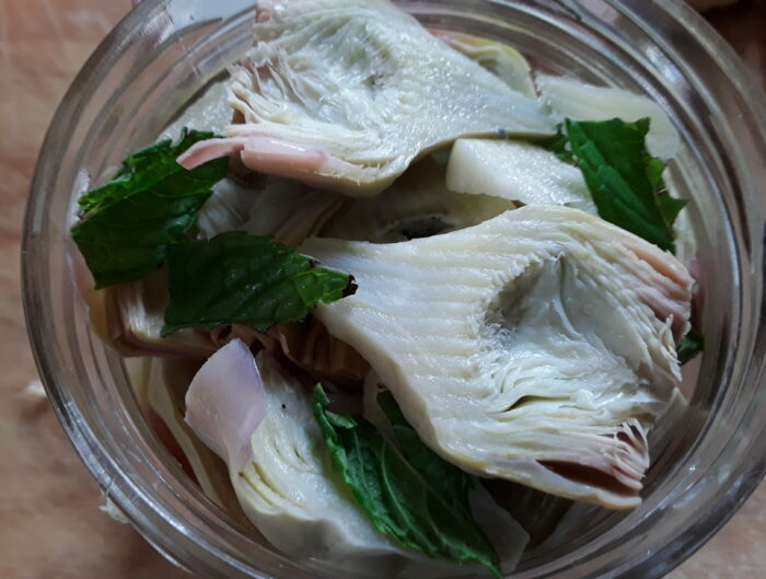 carciofini invasatura