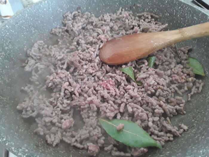 macinato di carne soffritto