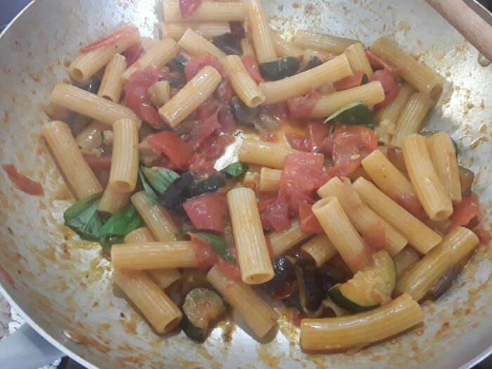 pasta ortolana padella