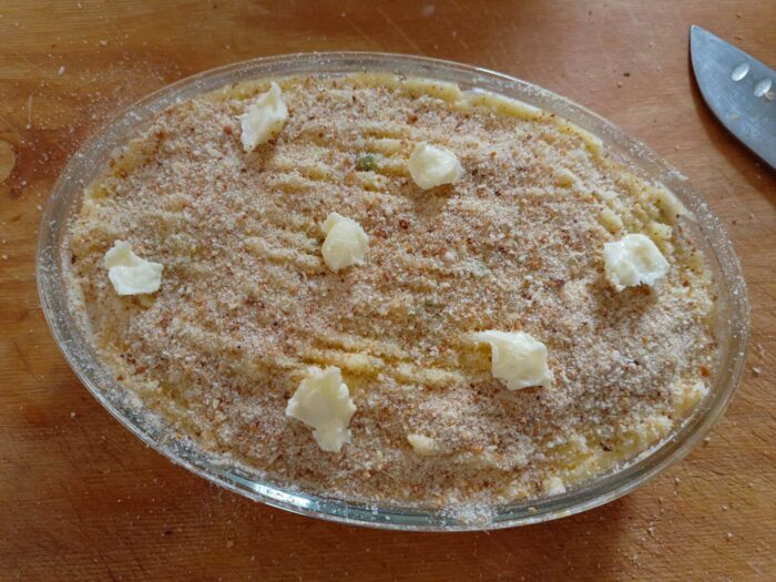 sformato di patate e salsiccia