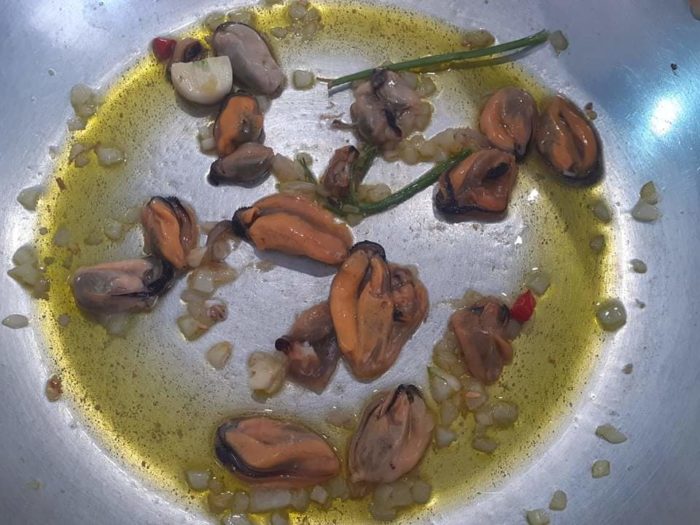 cozze al soffritto