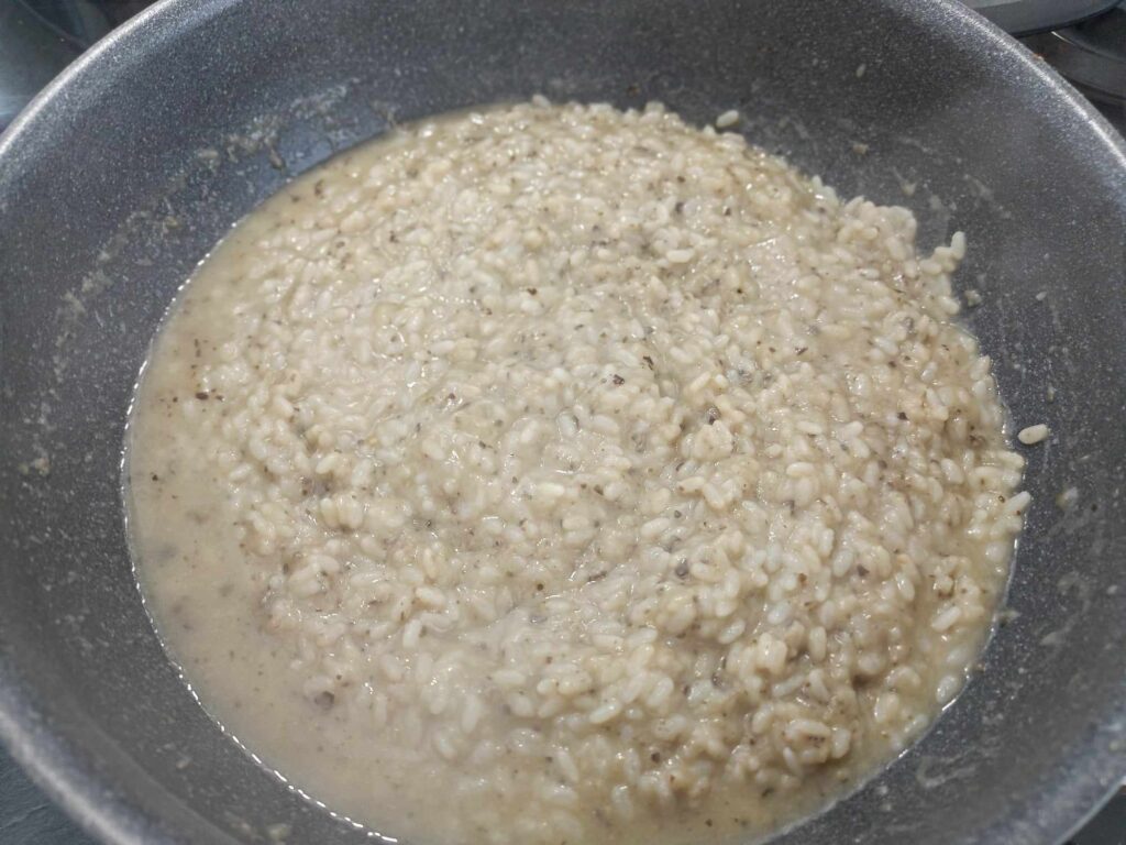 riso in cottura