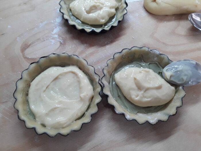 pasta frolla e crema pasticcera