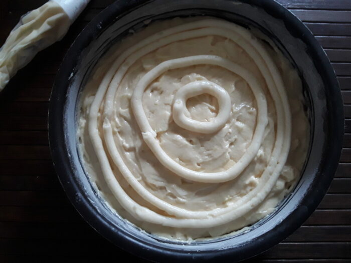 tortiera crema a spirale