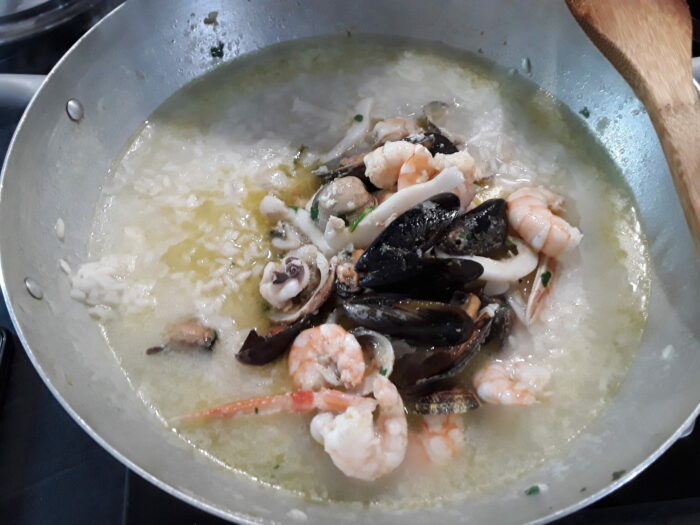 padella frutti di mare