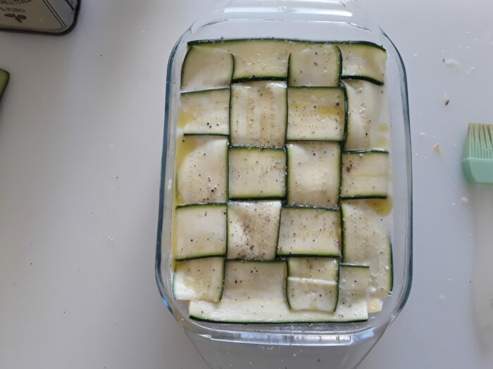 lasagne con zucchine e stracchino cruda