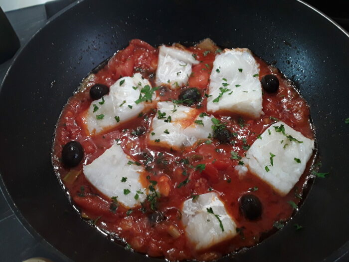 baccalà e olive