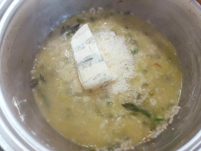 riso asparagi e gorgonzola