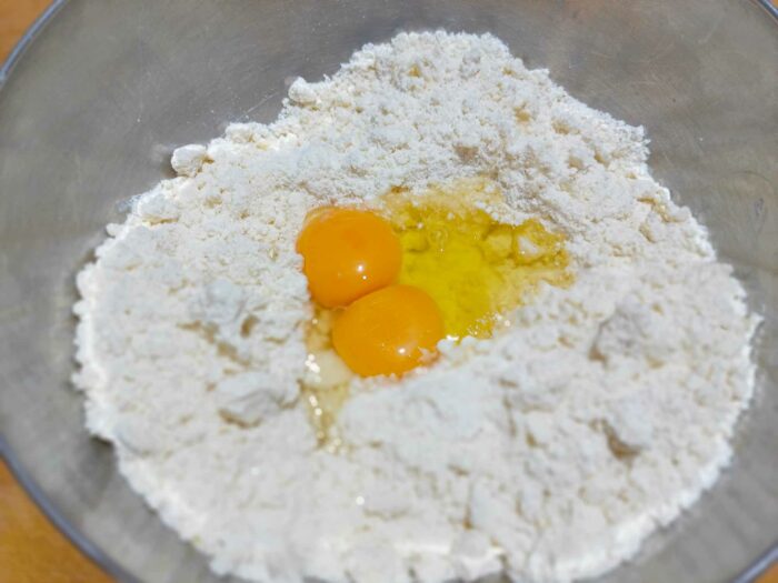 farina e uova