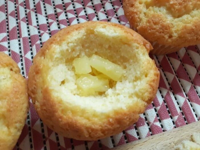 ananas cupcake