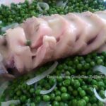 Arrosto di vitello e piselli