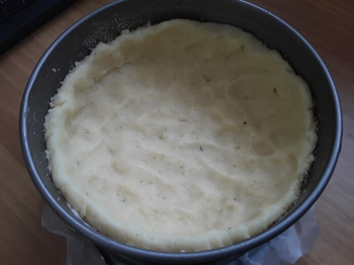 Base crostata di patate