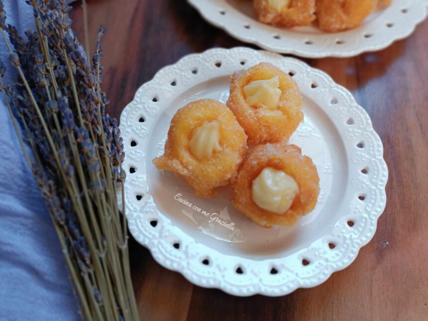 Bignè fritti senza glutine