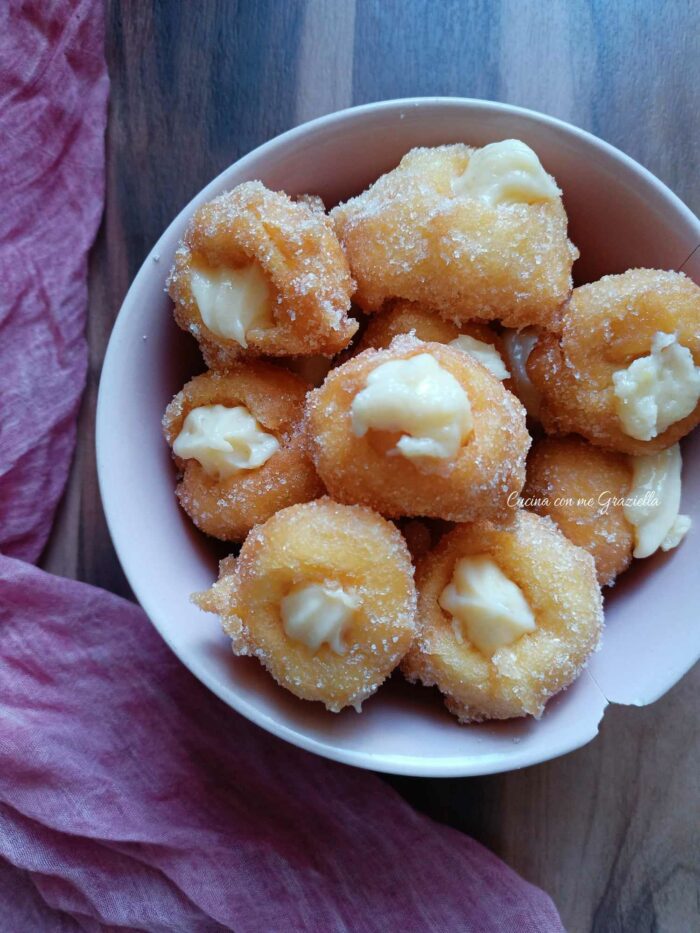 Bignè fritti senza glutine 