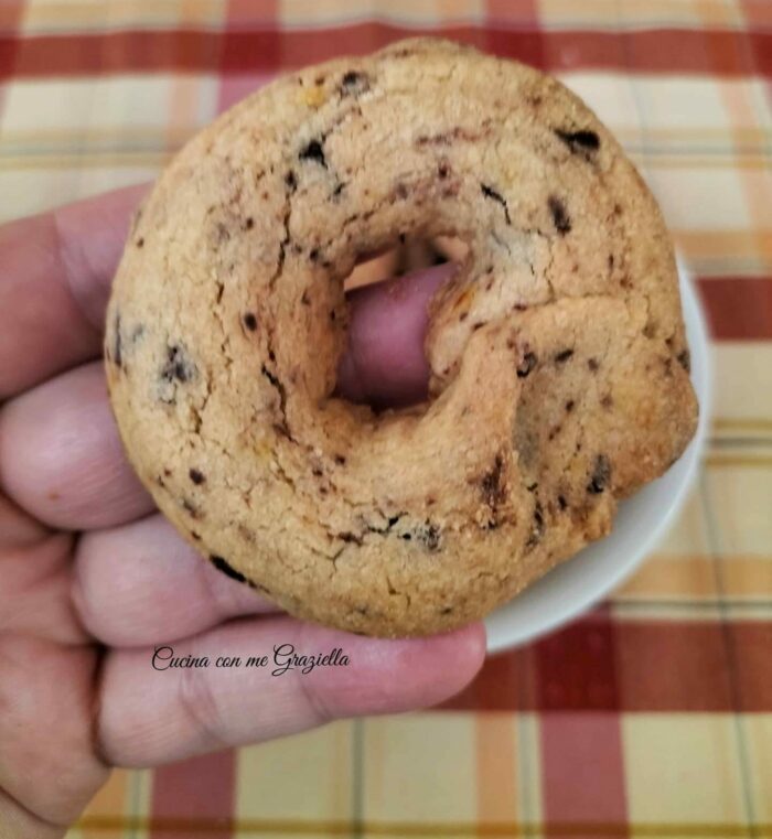 biscotti all'arancia e cioccolato