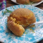 Burger di zucca e patate filanti