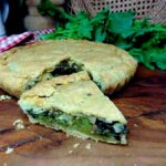 Calzone di cime di rapa e salsiccia