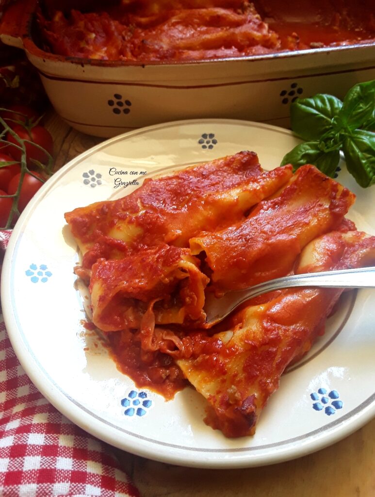 Cannelloni ripieni di carne