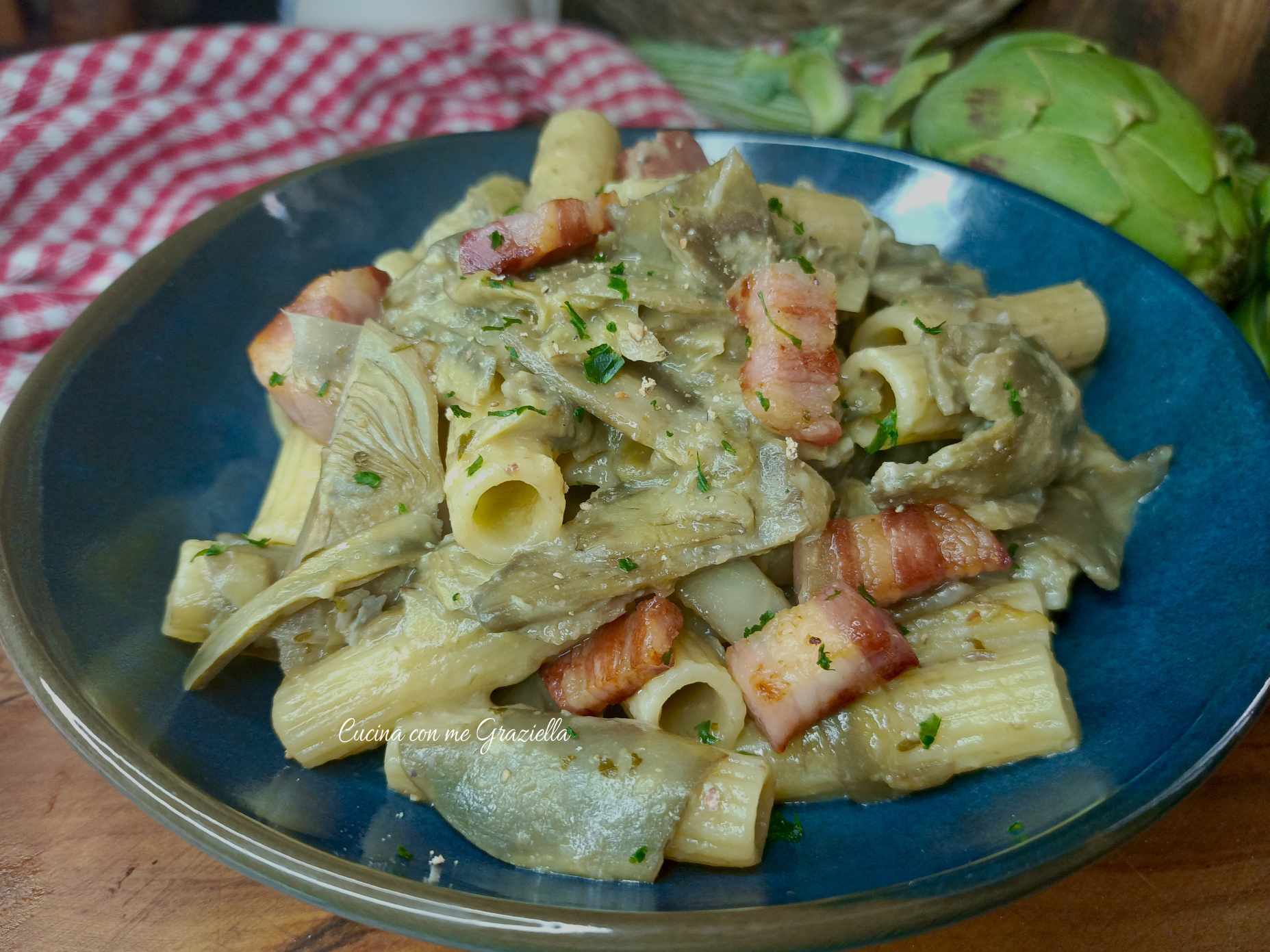 Carbonara di carciofi
