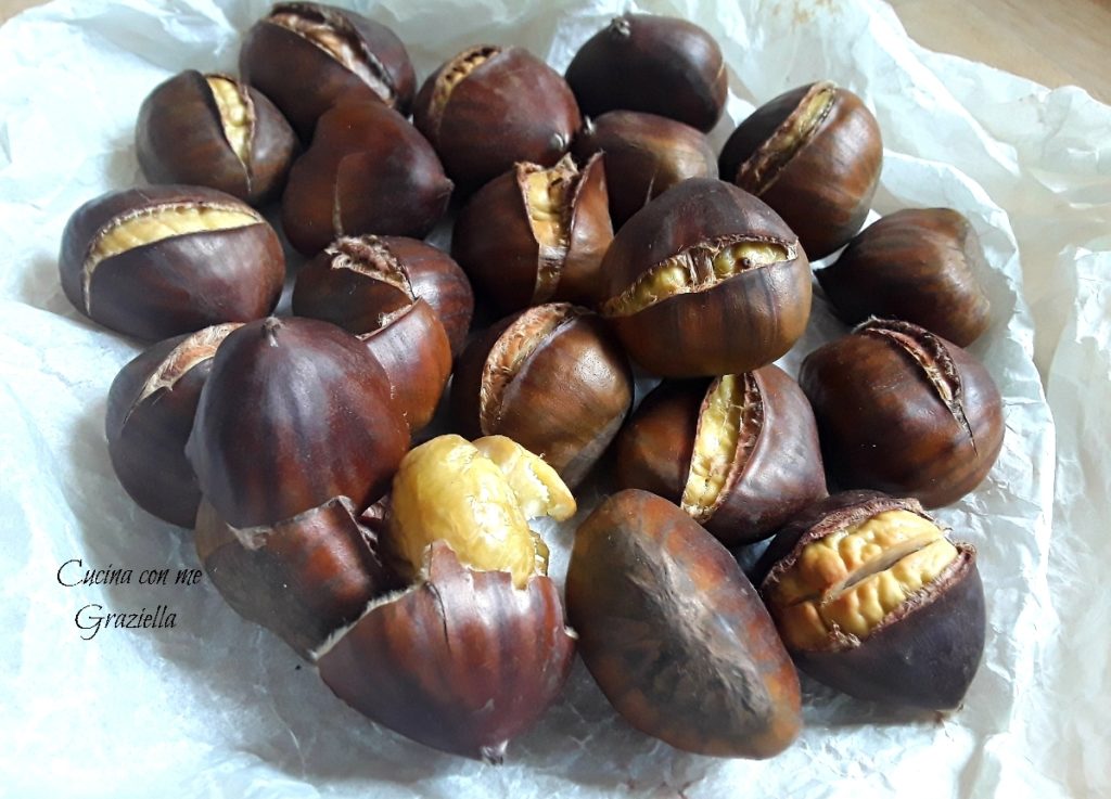 Castagne al forno