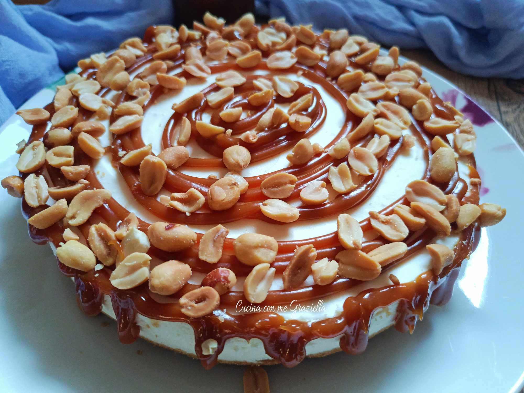 Cheesecake al caramello salato