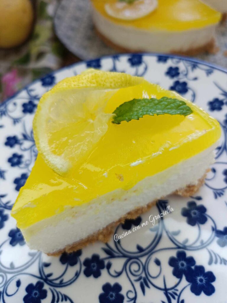 Cheesecake yogurt e limone