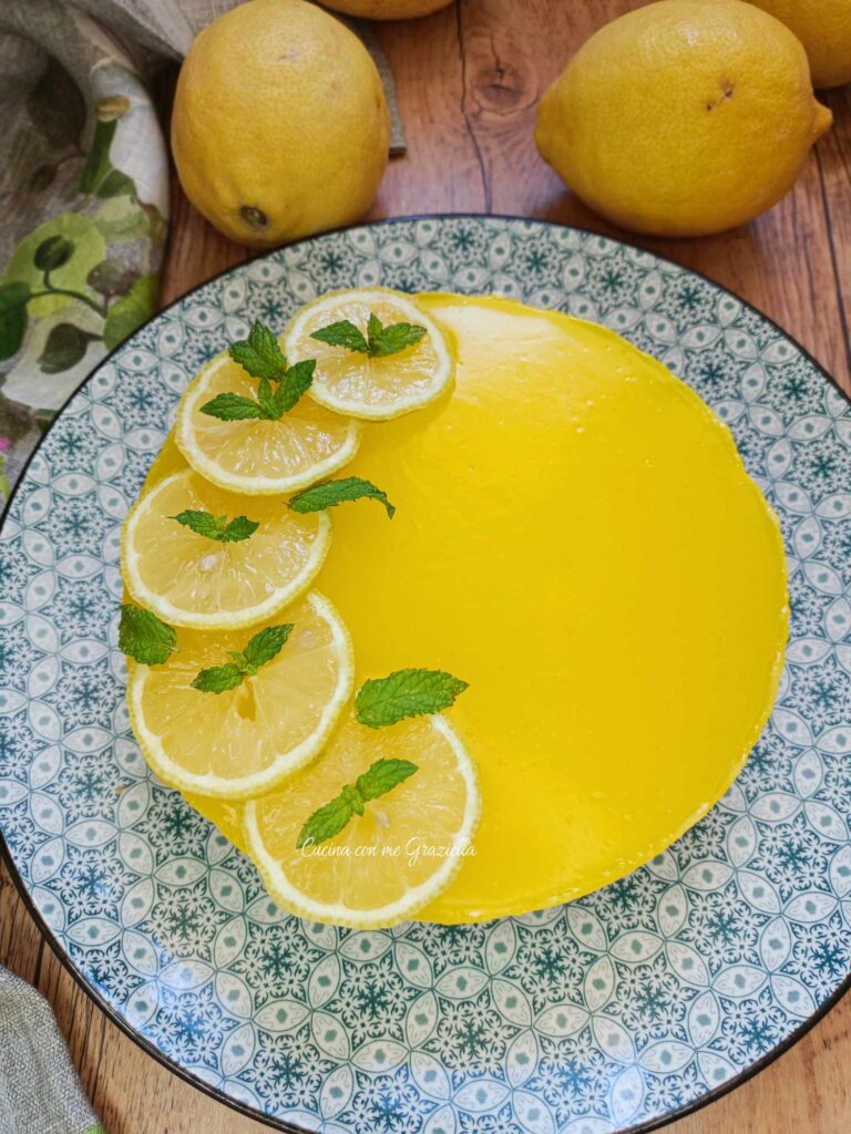 Cheesecake yogurt e limone