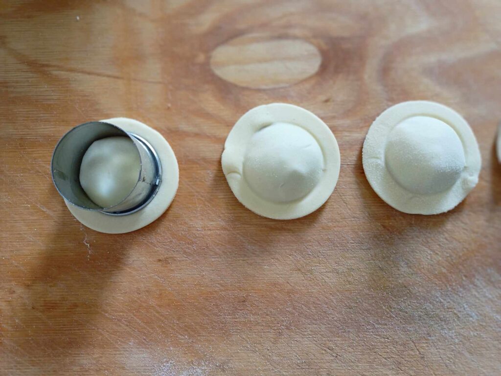 dischi ravioli ripieni