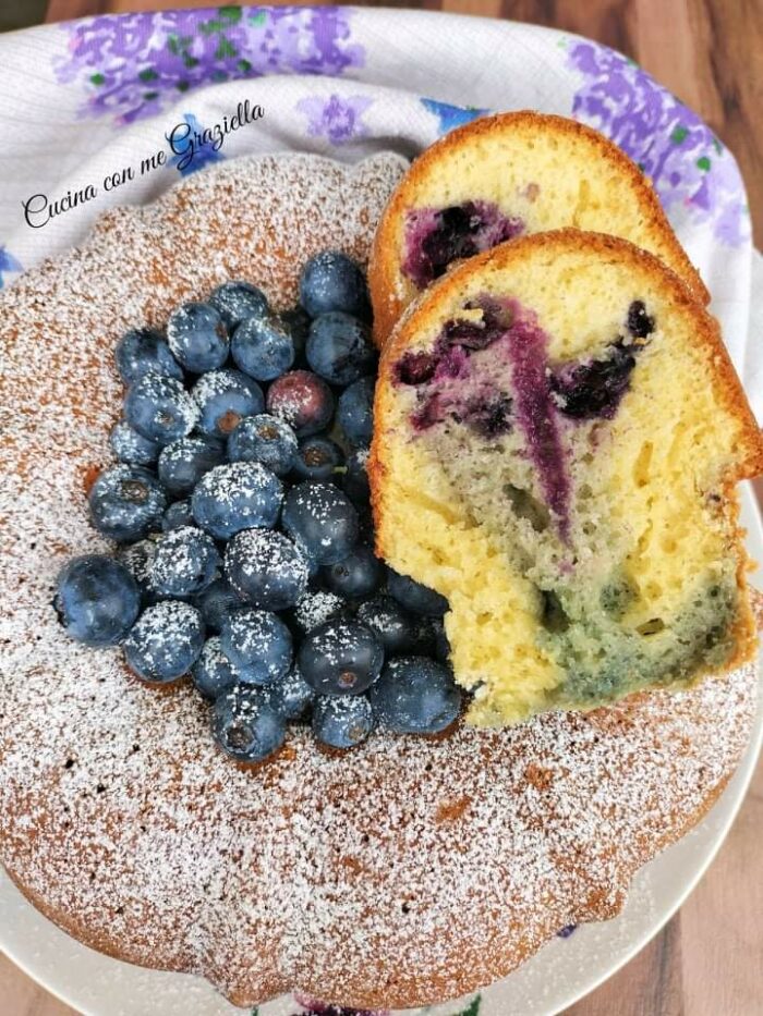 ciambellone ai mirtilli