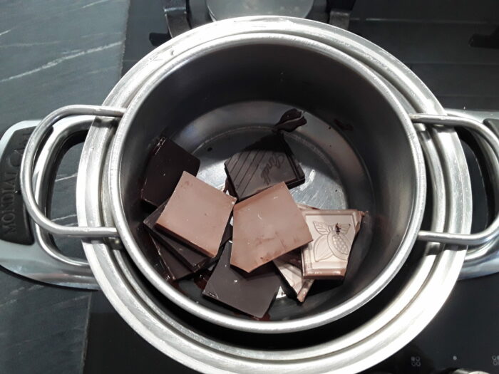 cioccolato a bagno maria