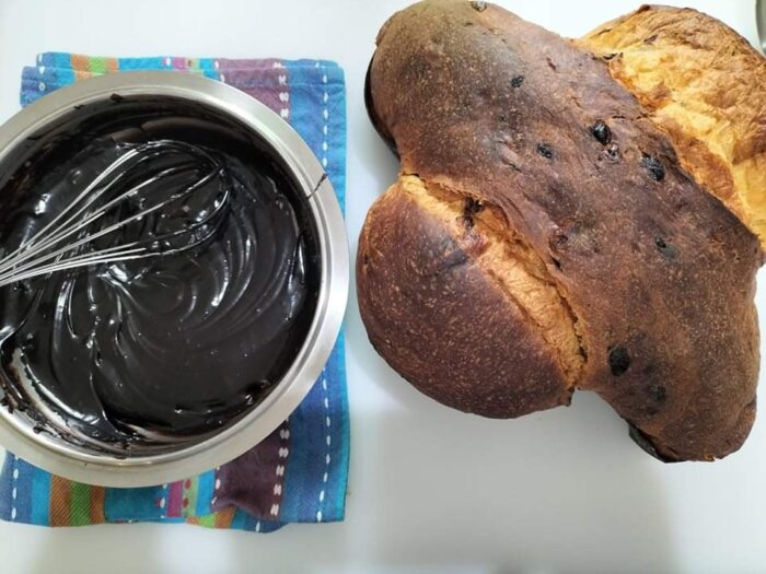 ganasce cioccolato e colomba