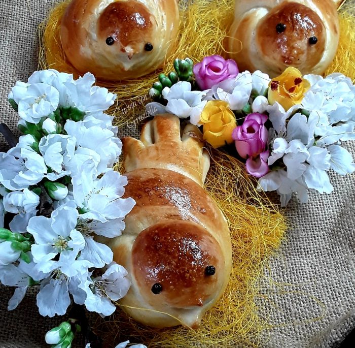 Colombine di pasta brioche