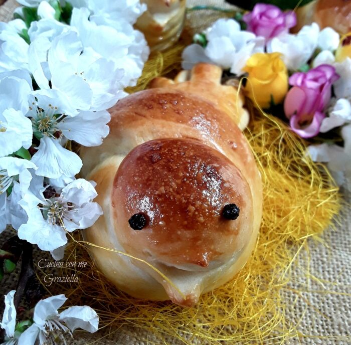 Colombine di pasta brioche