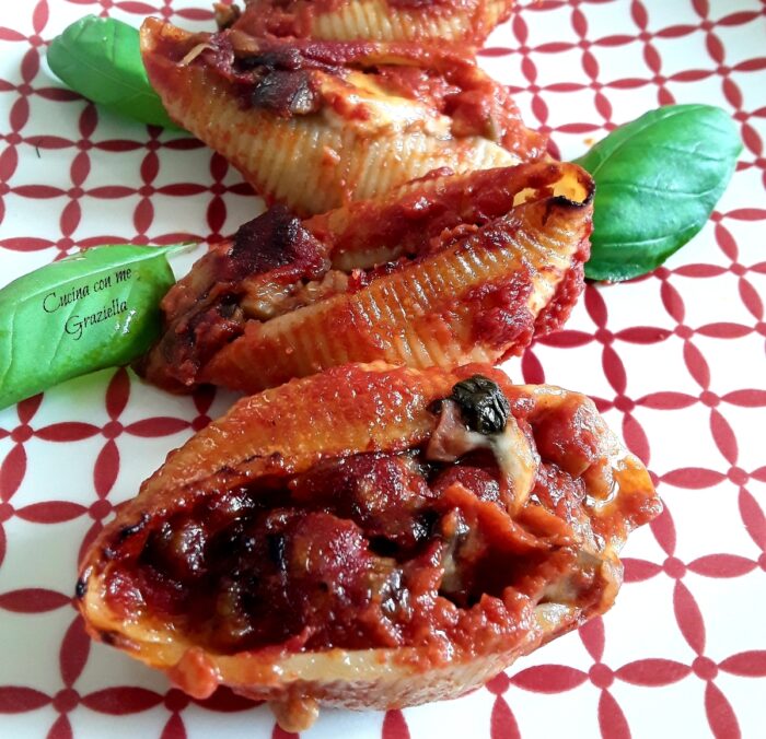 Conchiglioni ripieni di melanzane