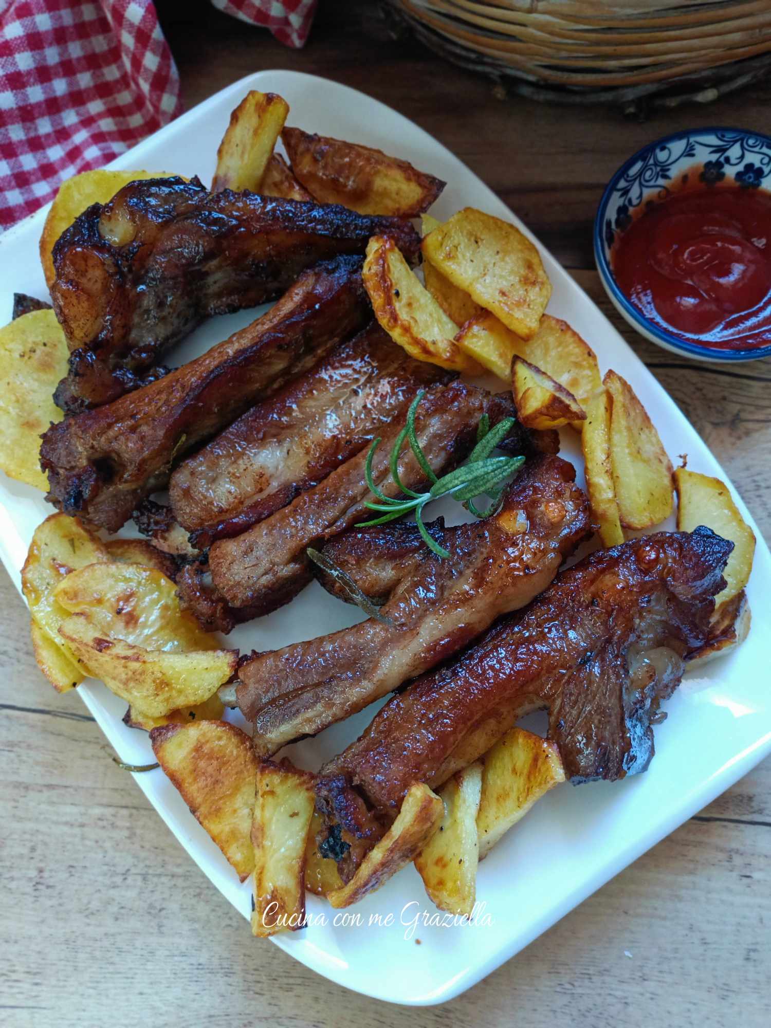 Costine di maiale al forno 
