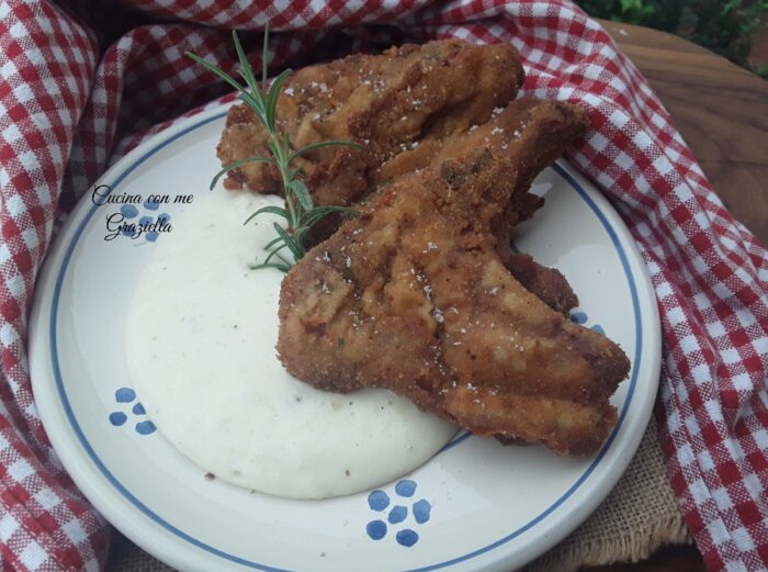 Costolette di agnello fritte 