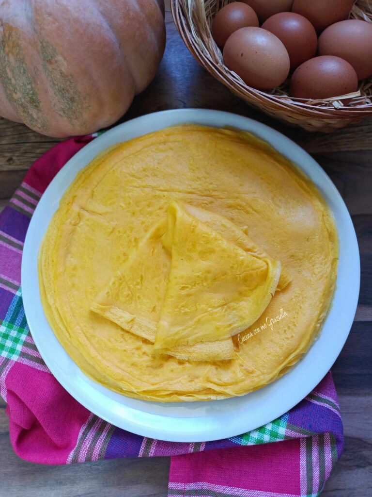 Crepes alla zucca 