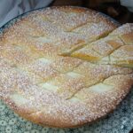 Crostata alla ricotta con cioccolato bianco e cocco