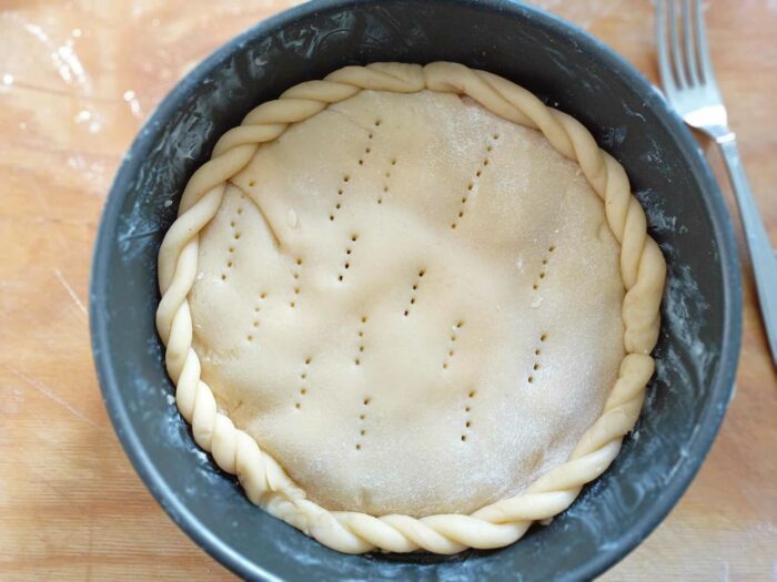 Crostata crema e nutella cruda