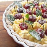 Crostata crema e ciliegie