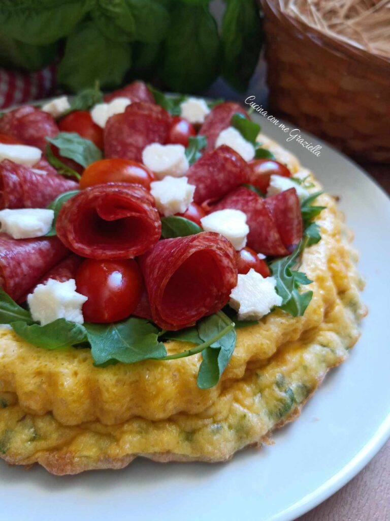 Crostata di frittata al forno con philadelphia 