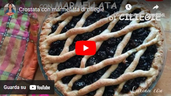 Crostata marmellata di Ciliegie YouTube