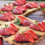 crostata nutella e fragole