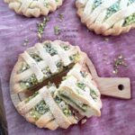 Crostatine con crema e crema di pistacchi